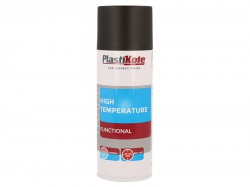 PlastiKote Trade High Temperature Spray Paint Black 400ml