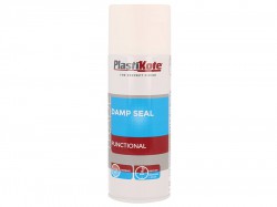 PlastiKote Trade Damp Seal Spray Paint White 400ml