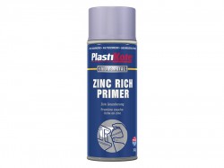 Plasti-kote Industrial Primer Spray Zinc Rich 400ml