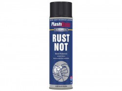 Plastikote Rust Not Gloss Black 500ml