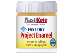 Plasti-kote Fast Dry Enamel Paint B11 Bottle Sunshine Yellow 59ml