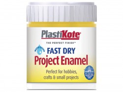 Plasti-kote Fast Dry Enamel Paint B12 Bottle Buttercup Yellow 59ml