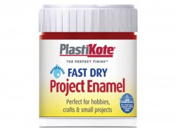 Plasti-kote Fast Dry Enamel Paint B25 Bottle Metallic Red 59ml