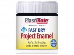 Plasti-kote Fast Dry Enamel Paint Paint B2 Bottle Black Matt 59ml