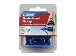 Plasplugs HCF110 Heavy-Duty Plasterboard Fixings (10)
