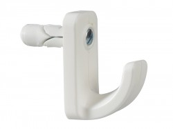 Plasplugs White Single Hollow Door Hook (1)