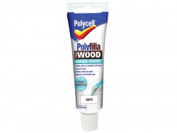 Polycell Polyfilla For Wood General Repairs Tube White 75g