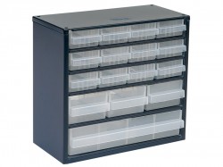 Raaco 616-123 16 Drawer Metal Cabinet