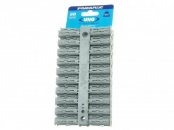 Rawlplug Grey Uno Plugs 10mm x 36mm Card of 80