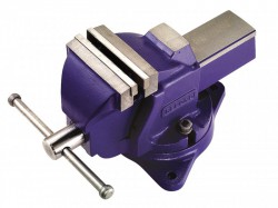 IRWIN Record T3TON3VS Workshop Vice with Anvil, Swivel Base 4in