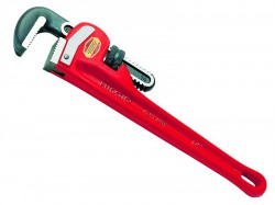 RIDGID 31040 Heavy-Duty Straight Pipe Wrench 1200mm (48in) Capacity 150mm