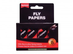 Rentokil Flypapers (Pack of 8)