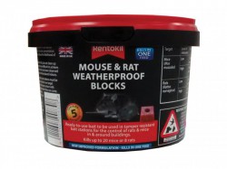 Rentokil Rat & Mouse Weatherproof Blocks (Tub 5)
