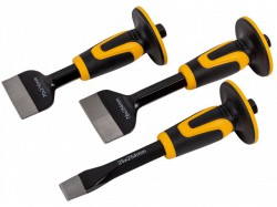 Roughneck Chisel & Bolster Set, 3 Piece