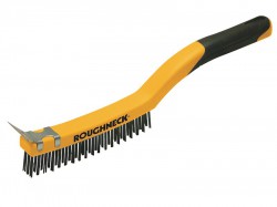 Roughneck Stainless Steel Wire Brush Soft-Grip 350mm (14in)