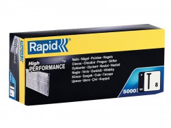 Rapid No.8 Brad Nails 18Ga 50mm (Box 5000)