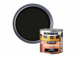 Ronseal 10 Year Woodstain Ebony 250ml