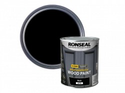 Ronseal 10 Year Weatherproof Wood Paint Black Satin 750ml