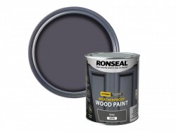 Ronseal 10 Year Weatherproof Wood Paint Grey Satin 750ml