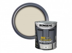 Ronseal 10 Year Weatherproof Wood Paint Grey Stone Satin 750ml