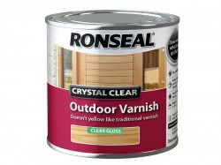 Ronseal Crystal Clear Outdoor Varnish Matt 250ml