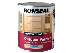 Ronseal Crystal Clear Outdoor Varnish Satin 750ml