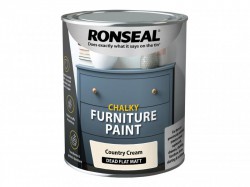Ronseal Chalky Furniture Paint Country Cotton 750ml
