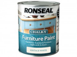 Ronseal Chalky Furniture Paint Vintage White 750ml