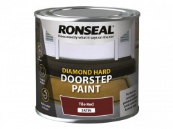 Ronseal Diamond Hard Doorstep Paint Red 250ml