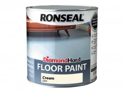 Ronseal Diamond Hard Floor Paint Satin Cream 2.5 litre