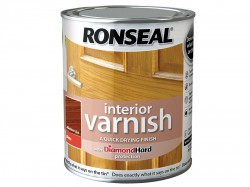 Ronseal Interior Varnish Quick Dry Gloss Medium Oak 250ml
