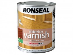 Ronseal Interior Varnish Quick Dry Matt Medium Oak 750ml