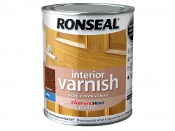 Ronseal Interior Varnish Quick Dry Satin Dark Oak 250ml