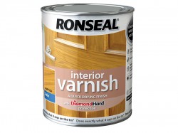 Ronseal Interior Varnish Quick Dry Satin Light Oak 250ml