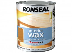 Ronseal Interior Wax Medium Oak 750ml