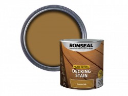 Ronseal Quick Drying Decking Stain Country Oak 2.5 litre