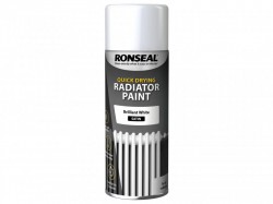 Ronseal One Coat Radiator Spray Satin White 400ml