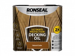 Ronseal Ultimate Protection Decking Oil Natural Cedar 2.5 litre