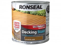 Ronseal Ultimate Protection Decking Stain Country Oak 2.5 Litre