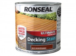 Ronseal Ultimate Protection Decking Stain Rich Mahogany 2.5 Litre