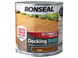 Ronseal Ultimate Protection Decking Stain Rich Teak 2.5 Litre