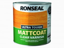 Ronseal Ultra Tough Internal Clear Mattcoat Varnish 2.5 Litre