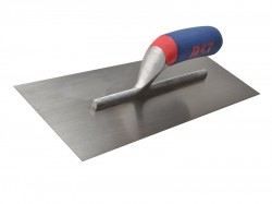 R.S.T. Plasterers Finishing Trowel Carbon Steel Soft Touch Handle 14 x 4.1/2in
