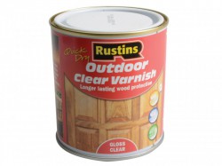 Rustins Exterior Varnish Clear Gloss 500ml