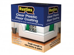 Rustins Clear Plastic Floor Coating Kit Satin 4 Litre