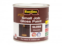 Rustins Quick Dry Small Job Gloss Paint Chocolate 250ml