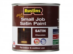 Rustins Quick Dry Small Job Satin Paint Chocolate 250ml