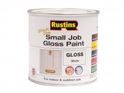 Rustins Quick Dry Small Job Gloss Paint White 250ml