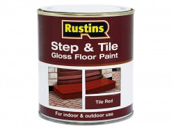 Rustins Step & Tile Paint Gloss Red 2.5 Litre