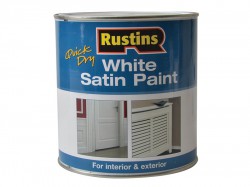 Rustins White Satin Paint 1 Litre